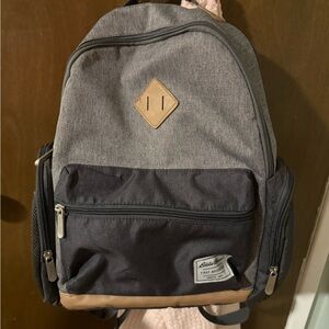Eddie Bauer Gray and Black Baby Bag
